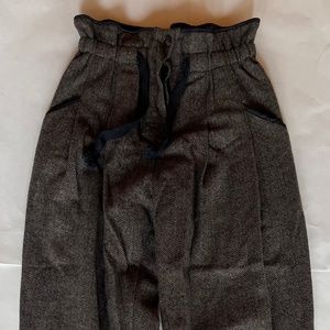 Womens Wool Trousers -Small